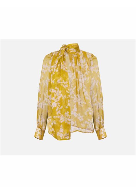 camicia con stampa ELISABETTA FRANCHI | Camicie | CAS7951E2DJ4